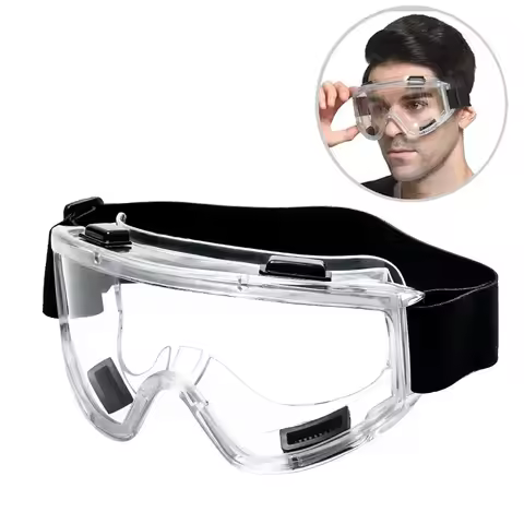 Safety Goggle Anti fog Anti Splash Dust Proof Work Lab Eyewear Eye Protection Industrial Research Sa