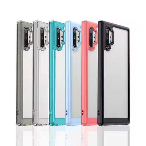 For Samsung Galaxy Note10+ Case For Samsung Galaxy Note10 Plus Cover 6.8 inch Colorful Soft Edge Sil
