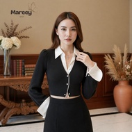 Mareey - Cynara Top Korean Style Two Fake Long SleevePOLO (RUC)