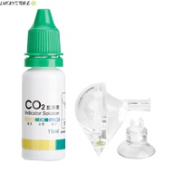 LUCKYSTORE CO2 Monitor, Acrylic Monitor Kit CO2 Drop Checker, Monitor Checker Drop Shape Suction Cup