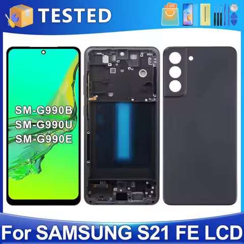 For Samsung S21 FE 5G Tested S21FE 5G G990B G990U G990W LCD Display Touch Screen Digitizer Assembly 