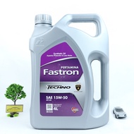 Pertamina Fastron Techno SAE 15W-50 4 Liter API SN Oli Mobil Mesin Bensin Pelumas Full Synthetic Ori