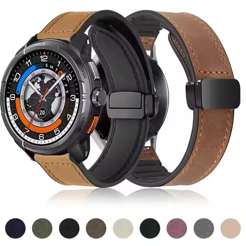 20mm 22mm Leather+Silicone Band For Haylou Watch S6 S8 R8 RS5 RS4 4Plus Strap For Haylou Solar Ultra