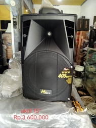 Speaker HZ PRO 400W 15" AKTIF RX-15A BT Hpr ( harga per 1 pcs )