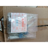1/ 4w 3k9 resistor contains 500 pcs