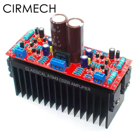 CIRMECH JAPAN TOSHIBA TTA1943 TTC5200 transistors class AB stereo amlifier max power 80W per channel