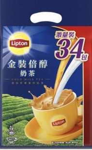 Lipton 金裝倍醇奶茶 34包裝