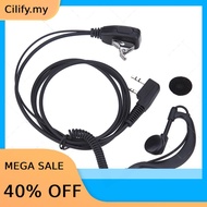 2 PIN Earpiece Headset PTT MIC Walkie Talkie Headset for Baofeng UV5R Kenwood