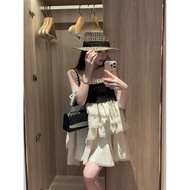 Color Mixed Layered Two-Piece Dress L1