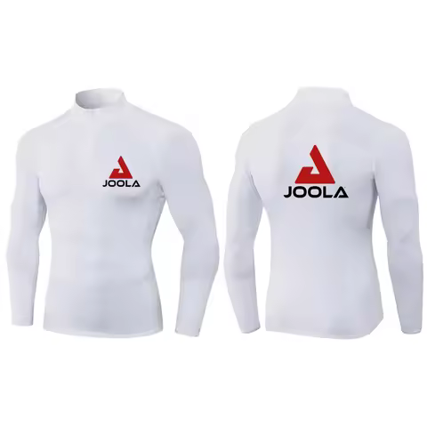 JOOLA New Men's Polo Collar Fitness Shirt Heavy Anti Wrinkle Quick Drying High Elasticity Top Half Z