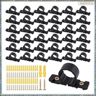 50 Pack Pipe Supports Tubing Clamps Suspension for Pex Pipe Clamp with Screws for Pex, Copper, CPVC 
