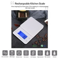USB 充電滴漏式咖啡廚房電子磅連計時器  USB Rechargeable Drip Coffee Kitchen Digital Scale with Timer