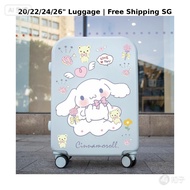 20 Inch Luggage 3kg Lightweight | Carry On Cabin Size | Anti-scratch | SG Free Shipping