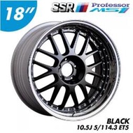 泰山美研社23040108 SSR Professor MS1 18" 10.5J 5x114.3 E依當月國外報價為準