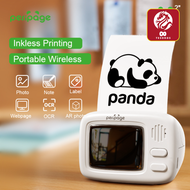 PERIPAGE Printer A2 203 Dpi Mini Printer Resi Thermal Bluetooth Panda