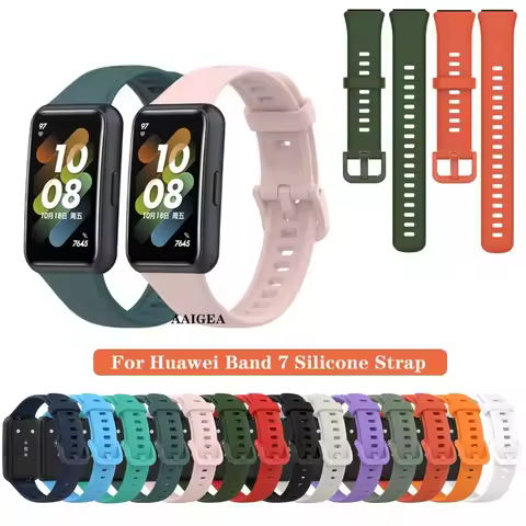 Silicone Sports Strap Replacement Wristband for Huawei band 7