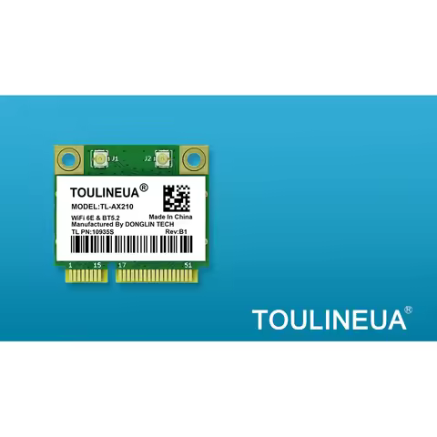TL-AX210 AX210 WIFI 6E BT5.2 Intel AX200 8265 8260 7265 9260 AX210HMW Mini PCIe AX210NGW Network Car