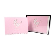 盒卡-粉紅嬰兒車10入【Hallmark-卡片 無限感謝】