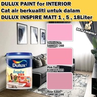 ICI DULUX INSPIRE INTERIOR MATT 18 Liter Tricked Pink / Pink Tigger / Rose Salon