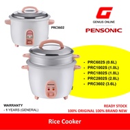 PENSONIC Rice Cooker PRC602S/PRC1002S/PRC1802S/PRC2802S/PRC3602