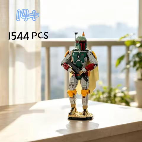 2026 New 1544PCS Classic Movie Boba Building Blocks Fett Character Blocks Bricks Construction Toys f