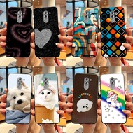 For Huawei GR5 2017 Case New design heart Printed Black Matte Soft Silicone Protective Cover for Hua