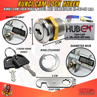 Huben Kunci Camlock HL-103-20mm Model Kait / Kunci Laci / Kunci Lemari / Kunci Loker Huben Camlock H