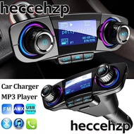 HECCEHZP Wireless Bluetooth Player, Handsfree Fast Charger Car Audio MP3,  Bluetooth 5.0 Car Adapter Dual USB Charger Car FM Transmitter Car Accessories