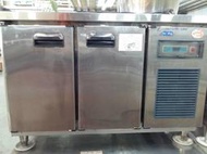 達慶餐飲設備 八里倉庫 二手商品  4尺右機冷藏工作台冰箱