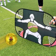 Pop Up Soccer Net Soccer Goal Foldable Portable Soccer Goal Net with Aim Target for Children Footbal