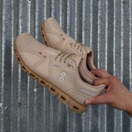 On Cloud 6 Waterproof Men's Running Shoes, Sand|Dune 沙丘色