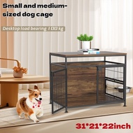 Double Door Dog Cage Dog Fence  Pet Playpen Reinforced Steel Pipe Bite-resistant Dog Playpen