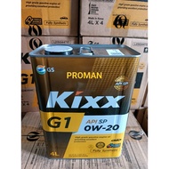 KIXX G1 0W20 FULLY SYNTHETIC ENGINE OIL 4L