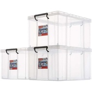 JEKO & JEKO Tenness Storage Box High Transparent Sealed Storage Box Storage Box Plastic Box 65L