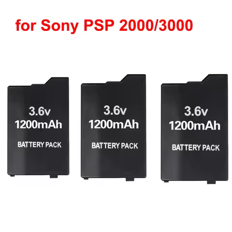 PSP Rechargeable Battery 1200mAh 3.6V for Sony PSP 2000/3000 PSP-S110 Console +