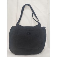 Women's Handbag From The SAVOY Brand Model SM070901 Black Made Of Nylon Fabric.12x10"