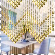 QXLI Acrylic Bead Curtains Room Dividers Door Curtain Plastic String Beads With Gourd Pendant For De