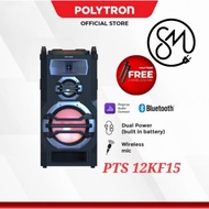Speaker Portable Polytron PTS 12KF15 12 inch inc Bluetooth PTS12KF15