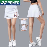 Yonex Badminton Shirts Short Skirt Badminton Culottes Women Running Sports Short Skirt Quick-drying Breathable Fitness Tennis Table Tennis Skirt Anti-Glare Skirt Shorts Woman