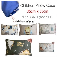 TENCEL 35cm x 55cm Children Pillow Case with zipper, Baby Pillow Case with zipper