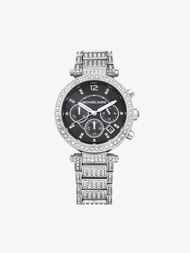 นาฬิกาข้อมือผู้หญิง Michael Kors Parker Black Dial Silver MK5707