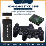 Portable 10k Game Stick 4K TV Video Game Console With 2.4G Wireless Controller Support CPS PS1 Class