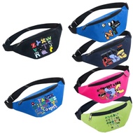 Alphabet Lore Cartoon Anime New Product Large Capacity Waistpack Zero Wallet Fashion Leisure Sports Phone Crossbody Bag