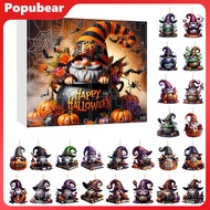 Woeuri Charming Gnome Pendants Gnome Advent Calendar Box 2025 Halloween Gnome Advent Calendar Set Fe