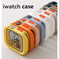 Sports Silicone Soft Frame Case For AP Watch Series 9 8 7 6 5 4 Ultra I Watch Case 41mm 45mm 49mm 44
