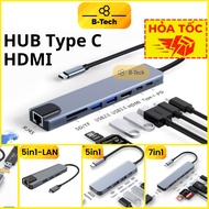 USB C Hub Type C Universal conversion port for Macbook, computer HDMI port 30Hz/ USB 3.0/ Type C/ PD