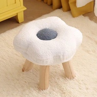 Hilabee Dưới Bàn Ottoman Đa Chức Năng Pouf chống trượt Thoải Mái Tấm Kê chân hình hoa Sofa Ghế Chân