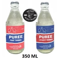 ☾PUREE PAINT THINNER &amp; LACQUER THINNER 350ML BOTTLE 100% ORIGINAL by POURI