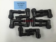 Free Ship g To 30 Countries:10Pcs/Lot 90 Degree SPARK PLUG CAP Spark Plug Cap 90 Degree W/ Rubber
