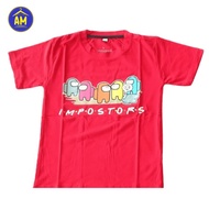 Among Us Short Sleeves Tshirt Kids /  Boys & Girls Tshirt (Design 1/2)